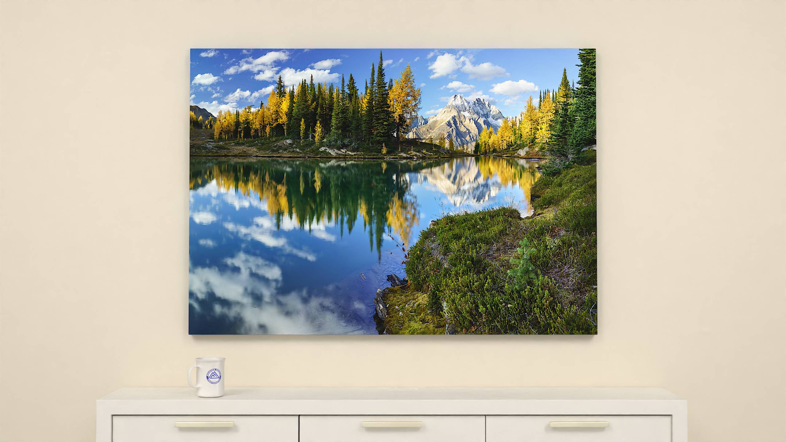 Alpine Tarn Canvas Photo Print