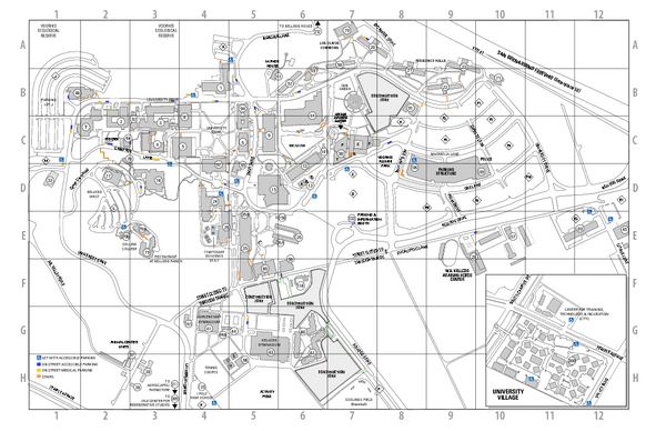 Cal Poly Pomona Campus Map Cal Poly Pomona Ca Mappery