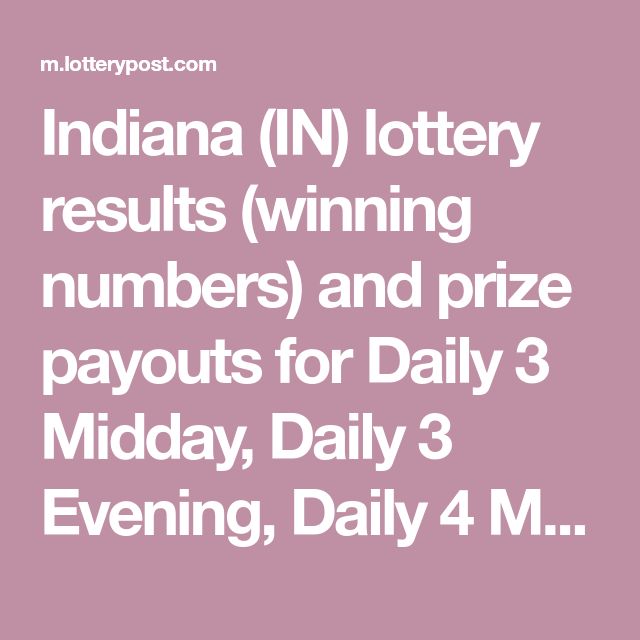 California Ca Daily 3 Midday Most Winning Numbers Calotteryx Com