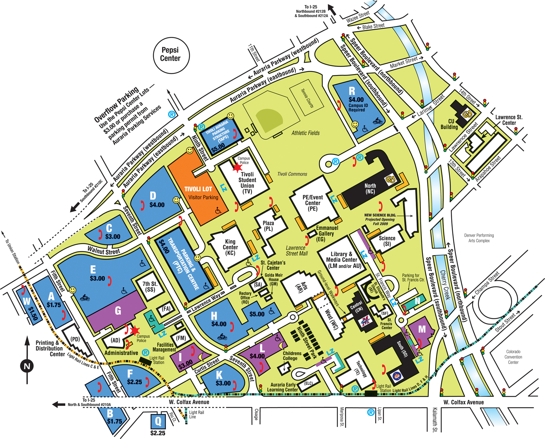 Ccd Auraria Campus Map Farrah Stephanie