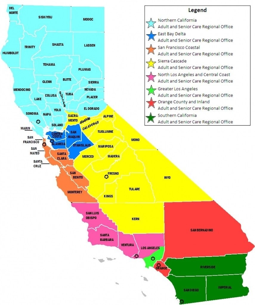 Complete List Of All California Zip Code And Map Genguide