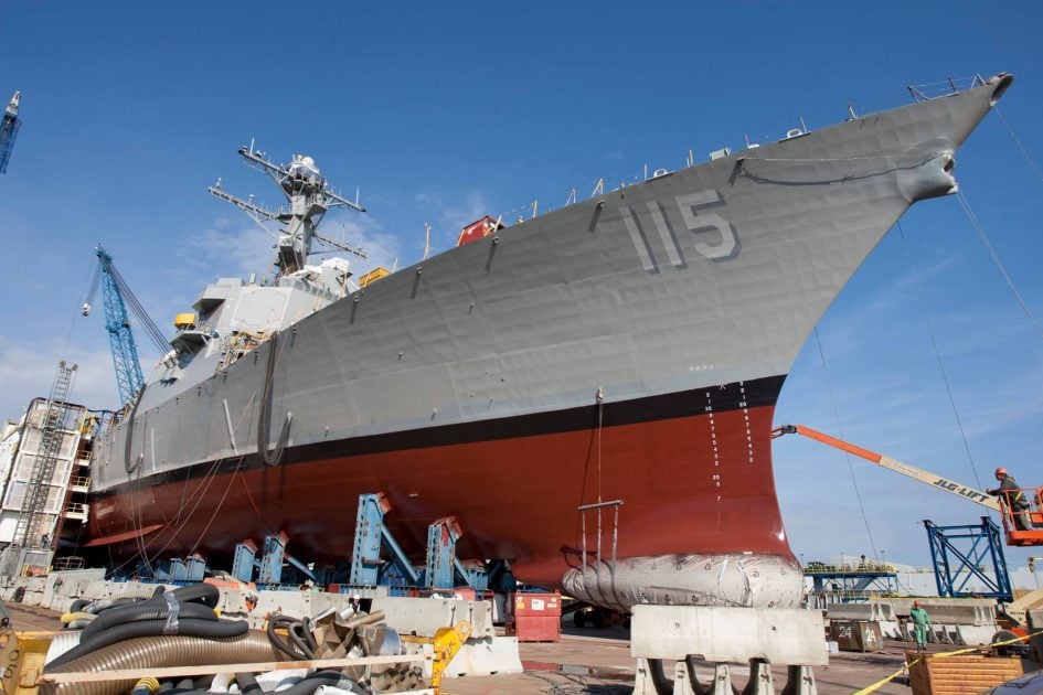 Destroyer Uss Rafael Peralta Completes First Live Missile On Load In