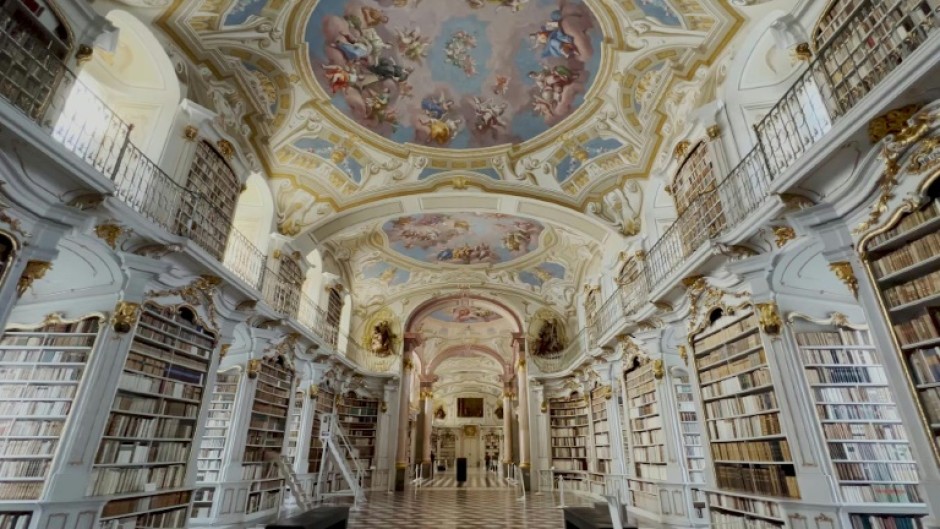 Fairytale Admont Abbey Library Takes Online Stardom In Its Stride