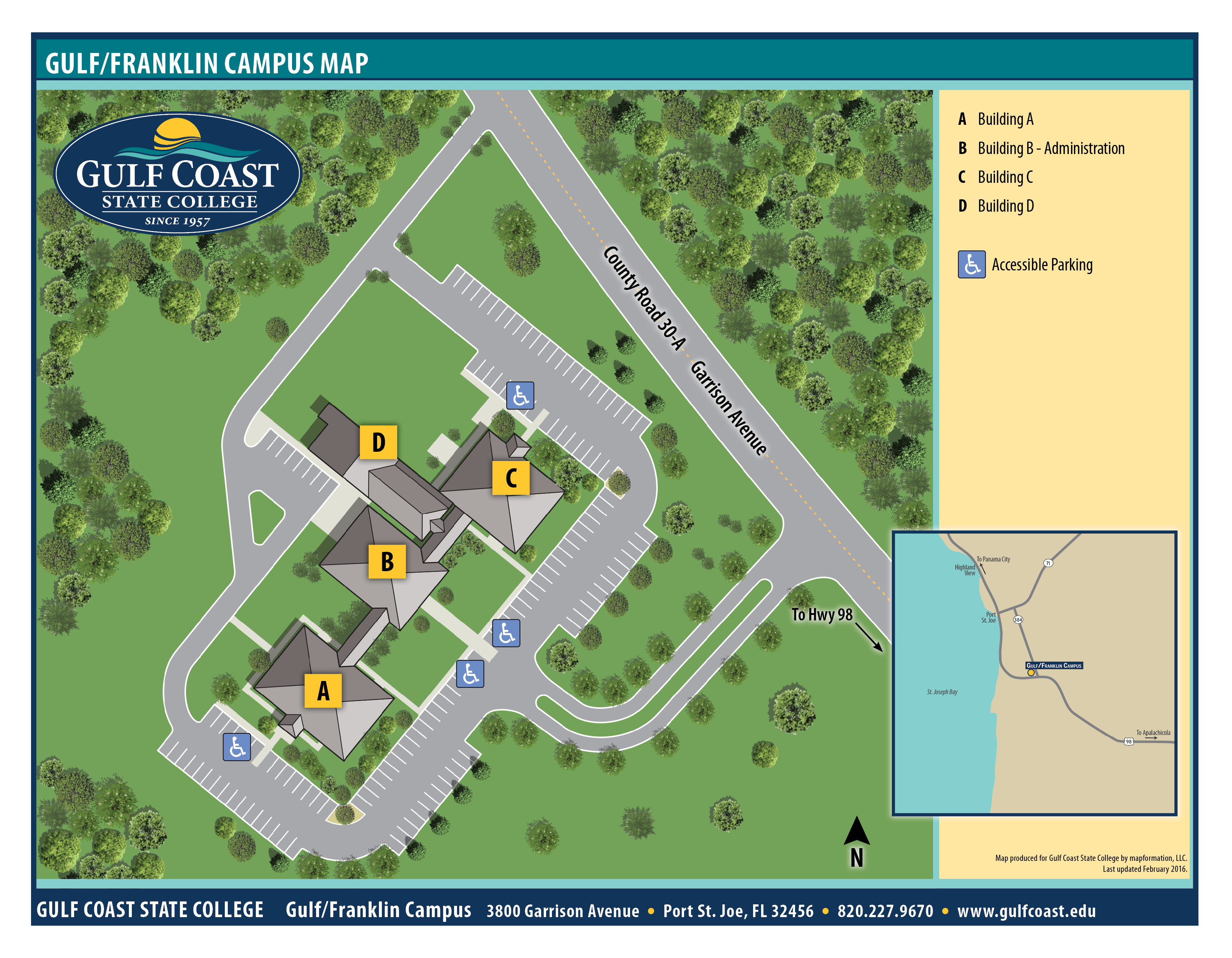 Florida Gulf Coast Campus Map