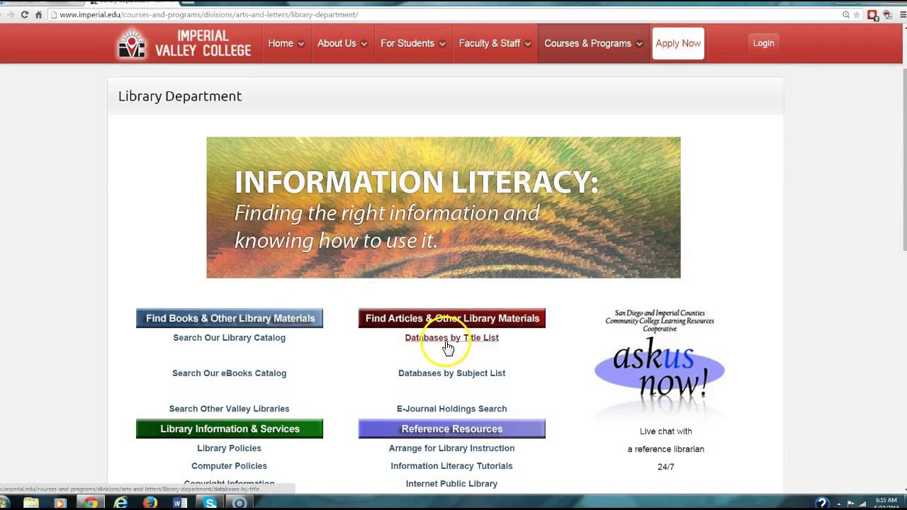 Free Resources At The Ivc Library Youtube