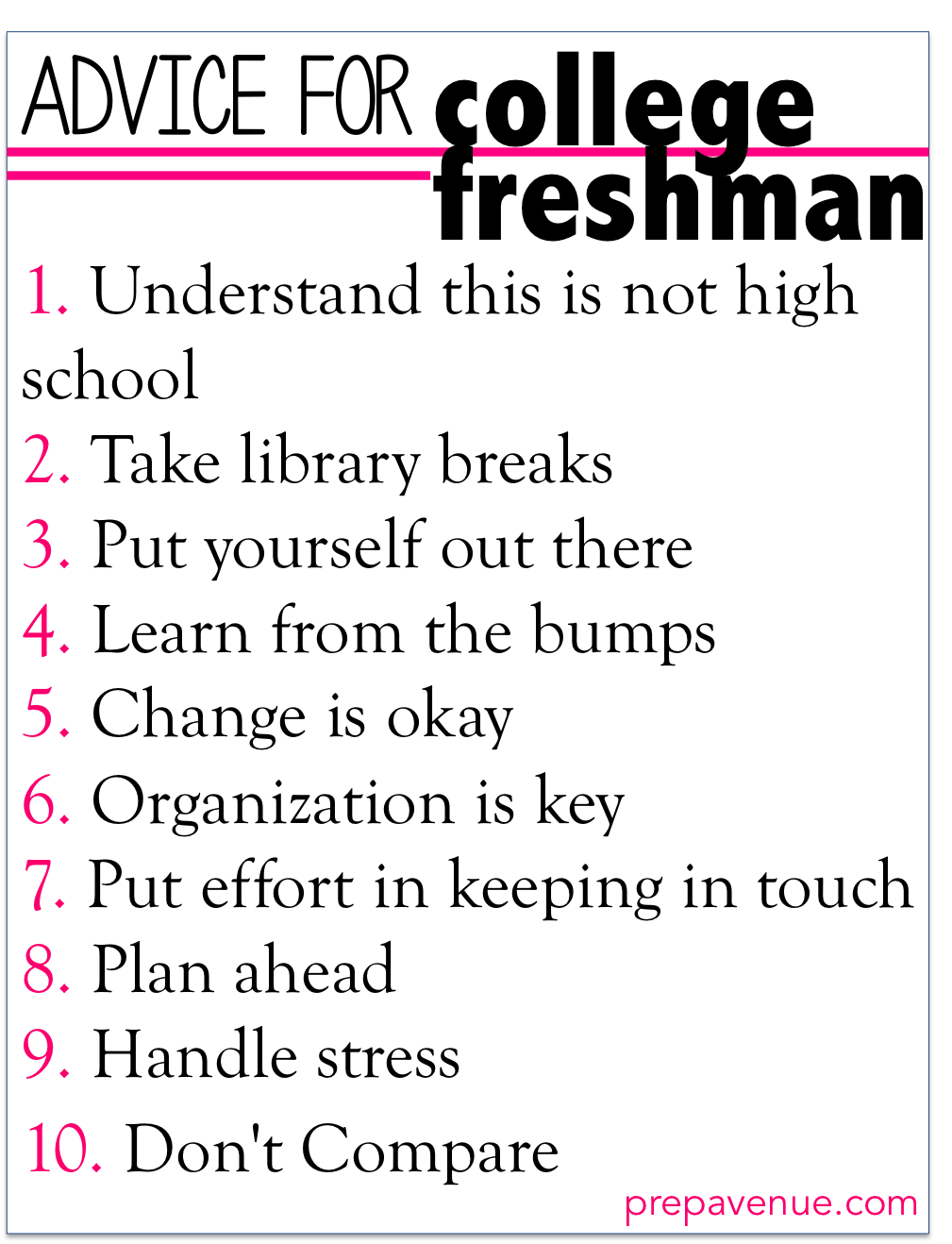 Freshman Year College Tips Study Tips College Freshman Year College