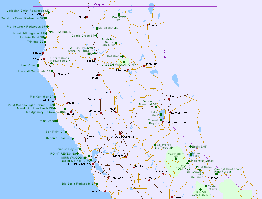 How To Navigate North California Map? Easy Routes