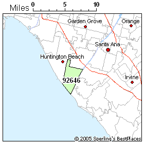 Huntington Beach California Zip