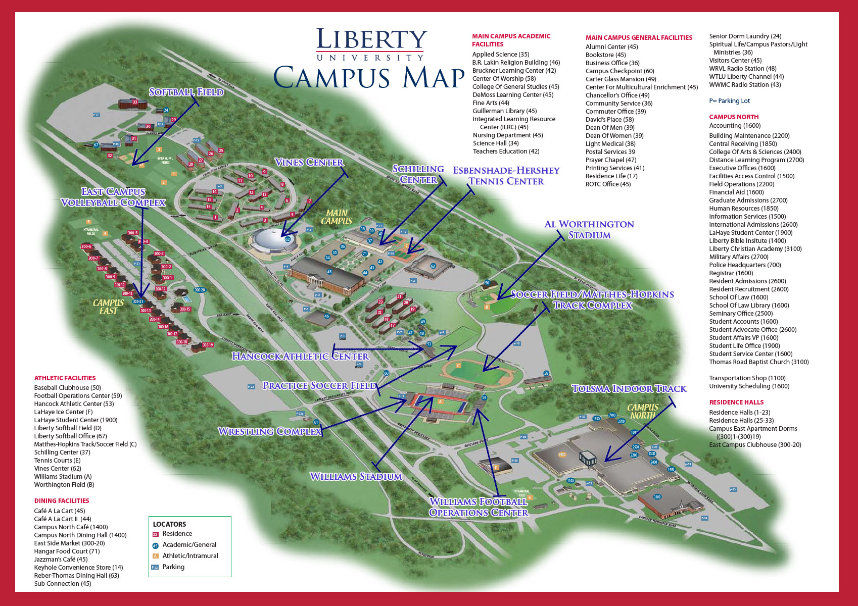 Liberty University Map Guide