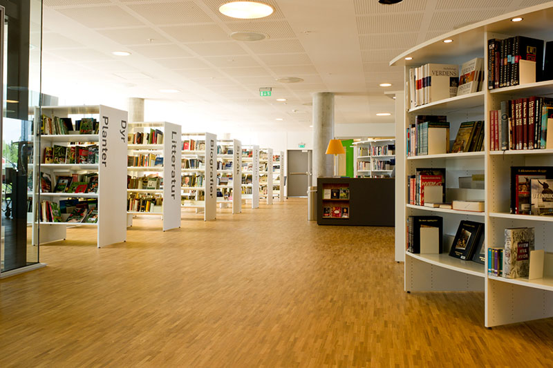 Modern Library Interiors Hawk Haven