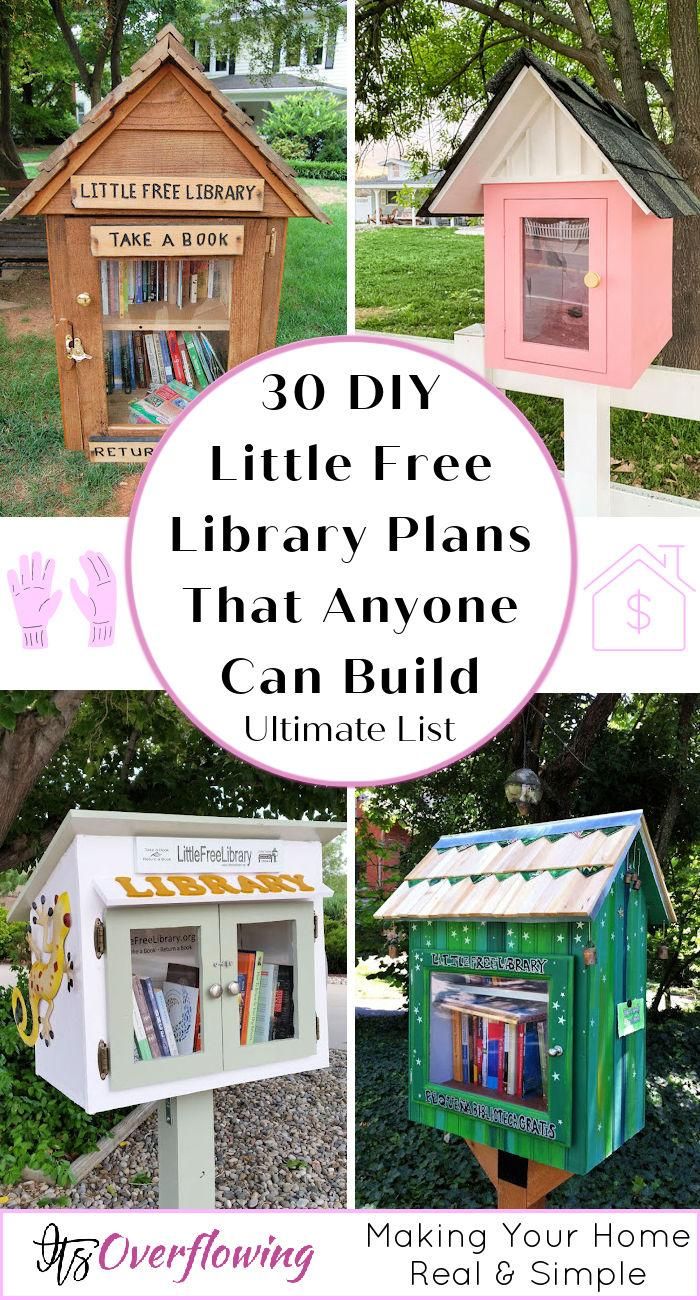 My Little Library Little Free Library Plans Little Free Libraries