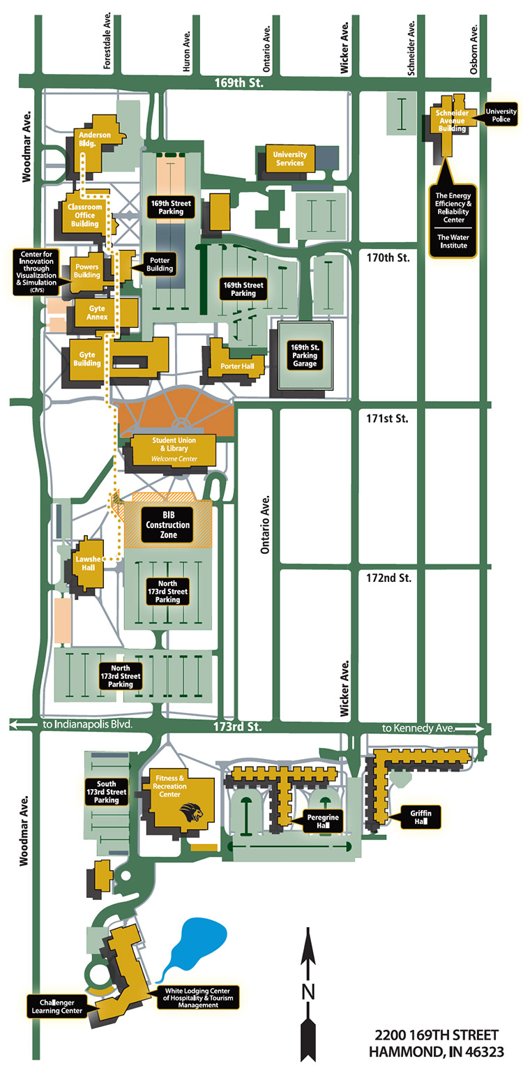 Purdue Campus Map