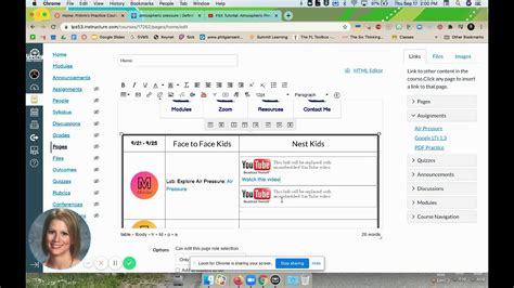 Streamline Weekly Agenda And Work For Students In Canvas Youtube