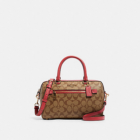 Val Vie Coach Rowan Satchel In Signature Canvas